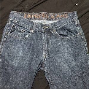 Express Men’s Indigo Straight Jeans